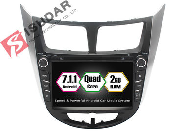 Reproductor de DVD del coche de Android del dinar de la pulgada 2 de Rockchip PX3 7 para Hyundai Verna/acento/Solaris
