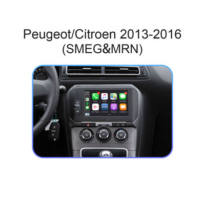 Adaptador auto del reproductor de DVD de la navegación GPS del coche del ajuste de EQ para Peugeot Citroen 308