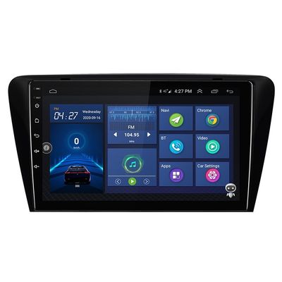 Gps 2014 del coche de Skoda Octavia Media Player con Buletooth 1080P